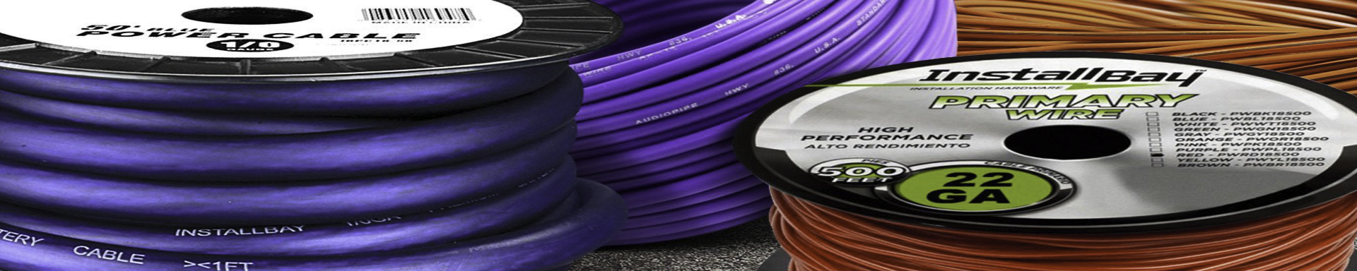 Car Audio Cables & Wires | GarageAndFab.com | Munro Industries gf-100103011105