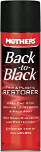 Mothers Polishes Back-to-Black Trim & Plastic Restorer 10oz Aerosol - 06110 | GarageAndFab.com