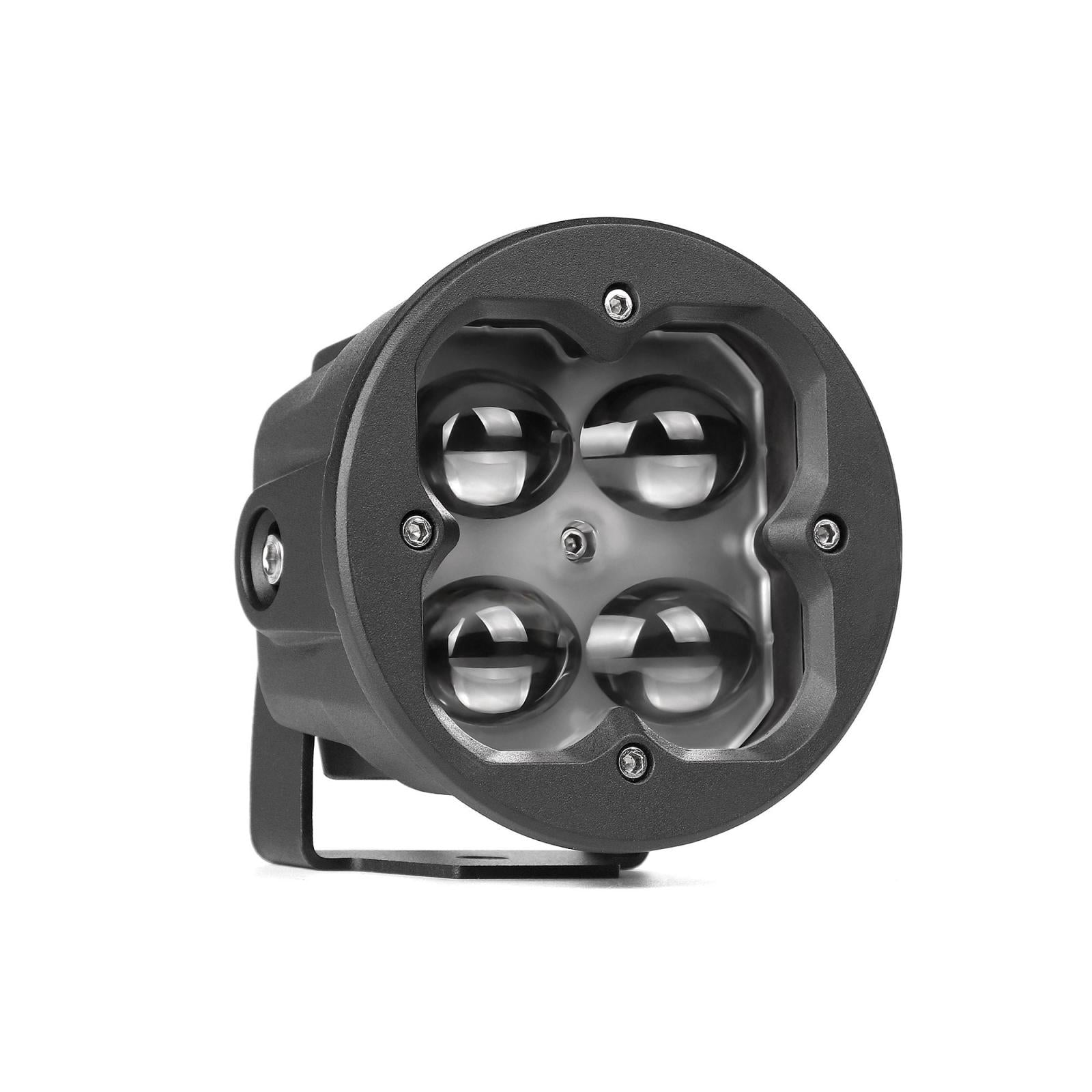 Vivid 11304 FNG SAE Fog Light Kit Jeep JL White Steel Bumper 2018+ | GarageAndFab.com