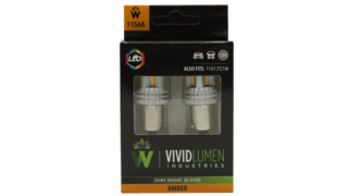 Vivid 1156A High Output Led Bulbs 1156 Amber Pair | GarageAndFab.com