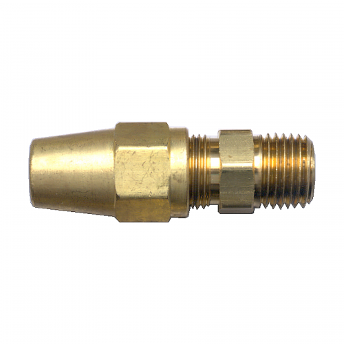 Fairview Adptr-Copper AirBrake;1/2x3/8 MPT Item #: FVF-1168-8C | GarageAndFab.com
