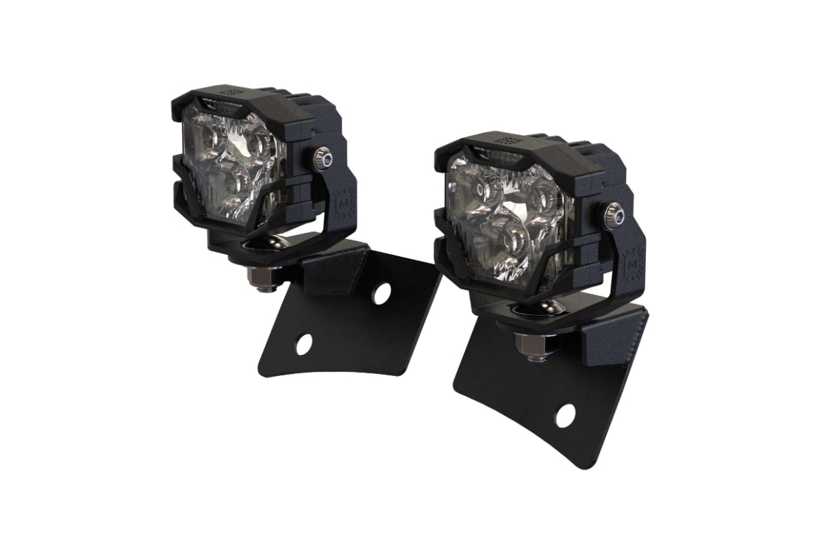 Morimoto 4Banger Ditch Light Kit: Wrangler JK (HXB White Flood Beam) 4B-PLR-KIT-1315 | GarageAndFab.com