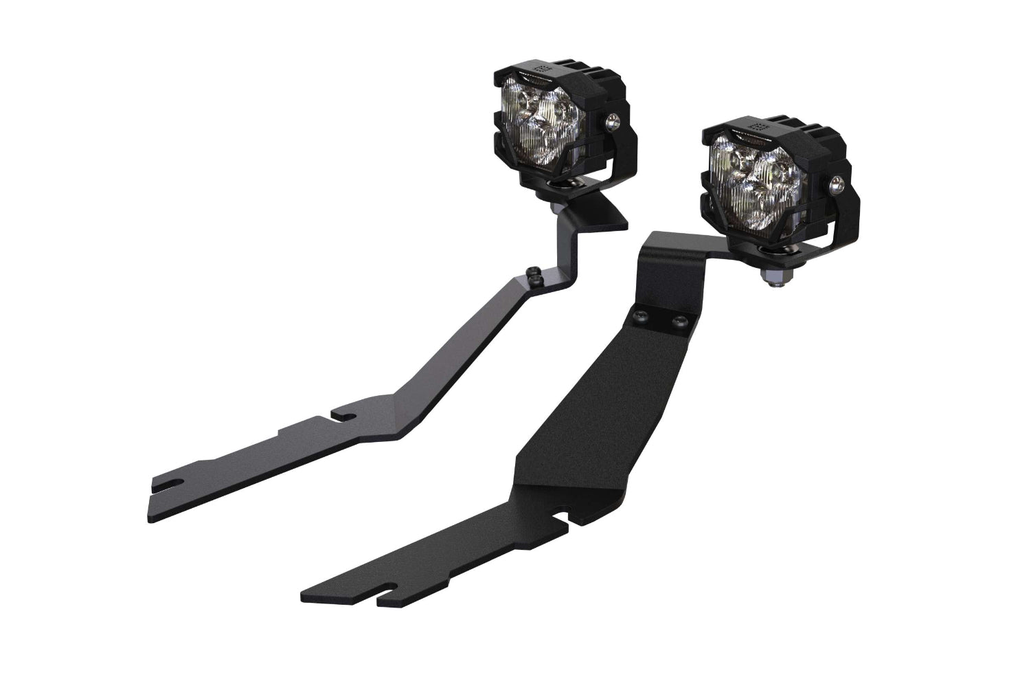 Morimoto 4Banger Ditch Light Kit: 19+ Ram HD (HXB Yellow Flood Beam) 4B-PLR-KIT-1412 | GarageAndFab.com