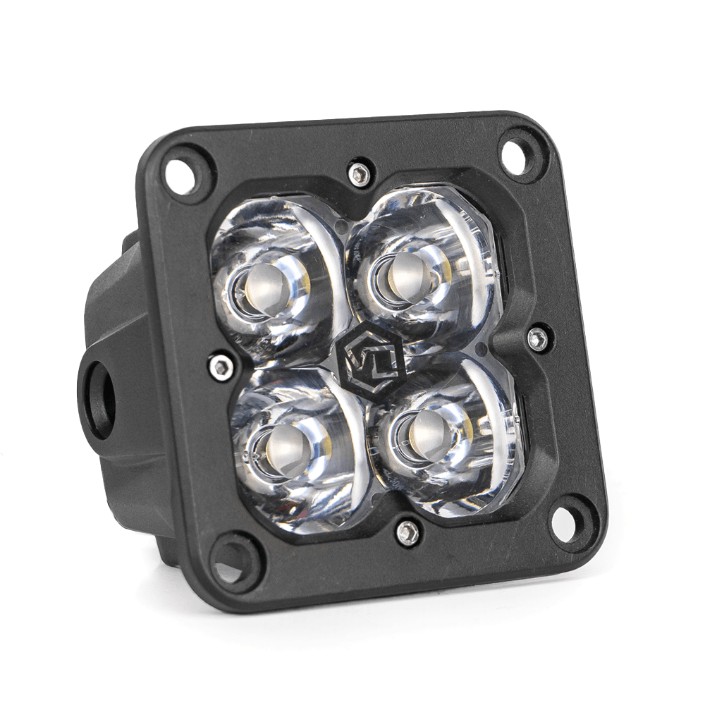 Vivid 12410 FNG Intense 3 Inch 20W Spot Light Pods With Flush Mount Single | GarageAndFab.com