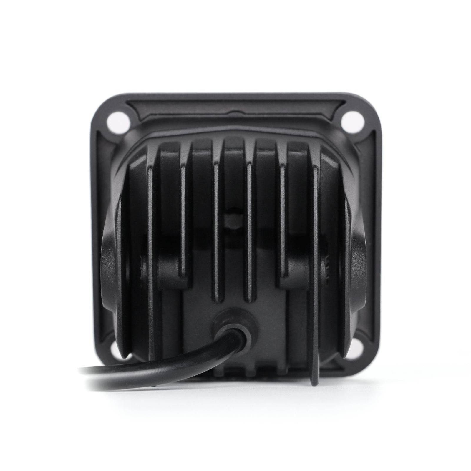 Vivid 12410 FNG Intense 3 Inch 20W Spot Light Pods With Flush Mount Single | GarageAndFab.com