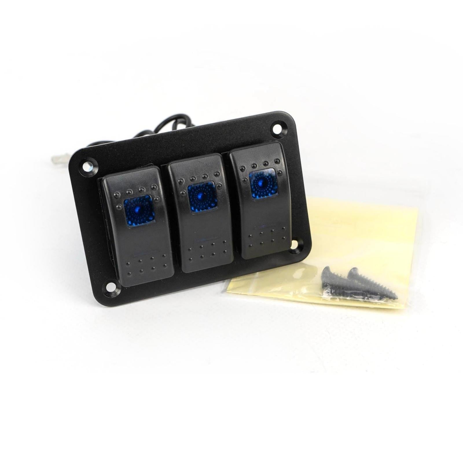 Vivid 13403 3 Port Auxiliary Switch Panel | GarageAndFab.com