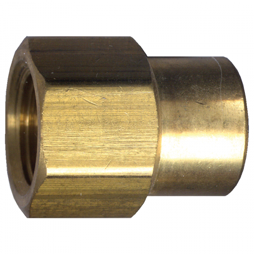 Fairview Brass Inv. Flare Adptr;3/8x1/4 FPT Item #: FVF-146-6B | GarageAndFab.com