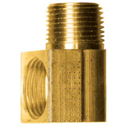 Fairview Brass Inv. Flare 90 Elbow;3/4x1/2 MPT Item #: FVF-149-12D | GarageAndFab.com