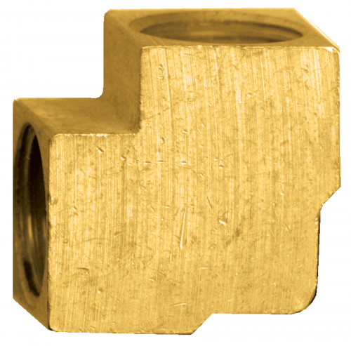 Fairview Brass Inv. Flare 90 Elbow;1/4x1/8 FPT Item #: FVF-150-4A | GarageAndFab.com
