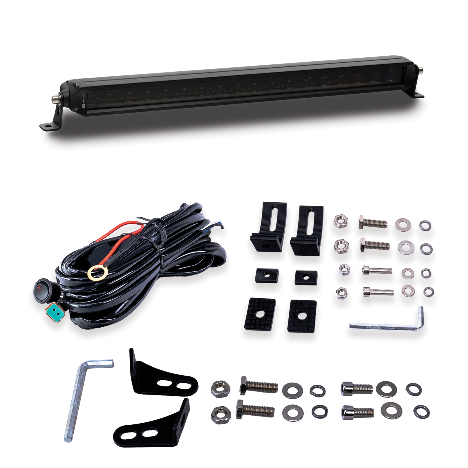 Vivid 15301 Optic Series 20 Inch Driving Light Bar DOT/SAE Harness Included | GarageAndFab.com