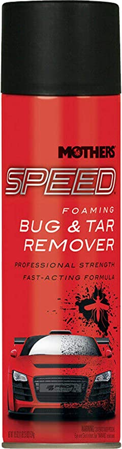 Mothers Polishes Speed Foaming Bug & Tar Remover 18.5oz Aerosol - 16719 | GarageAndFab.com