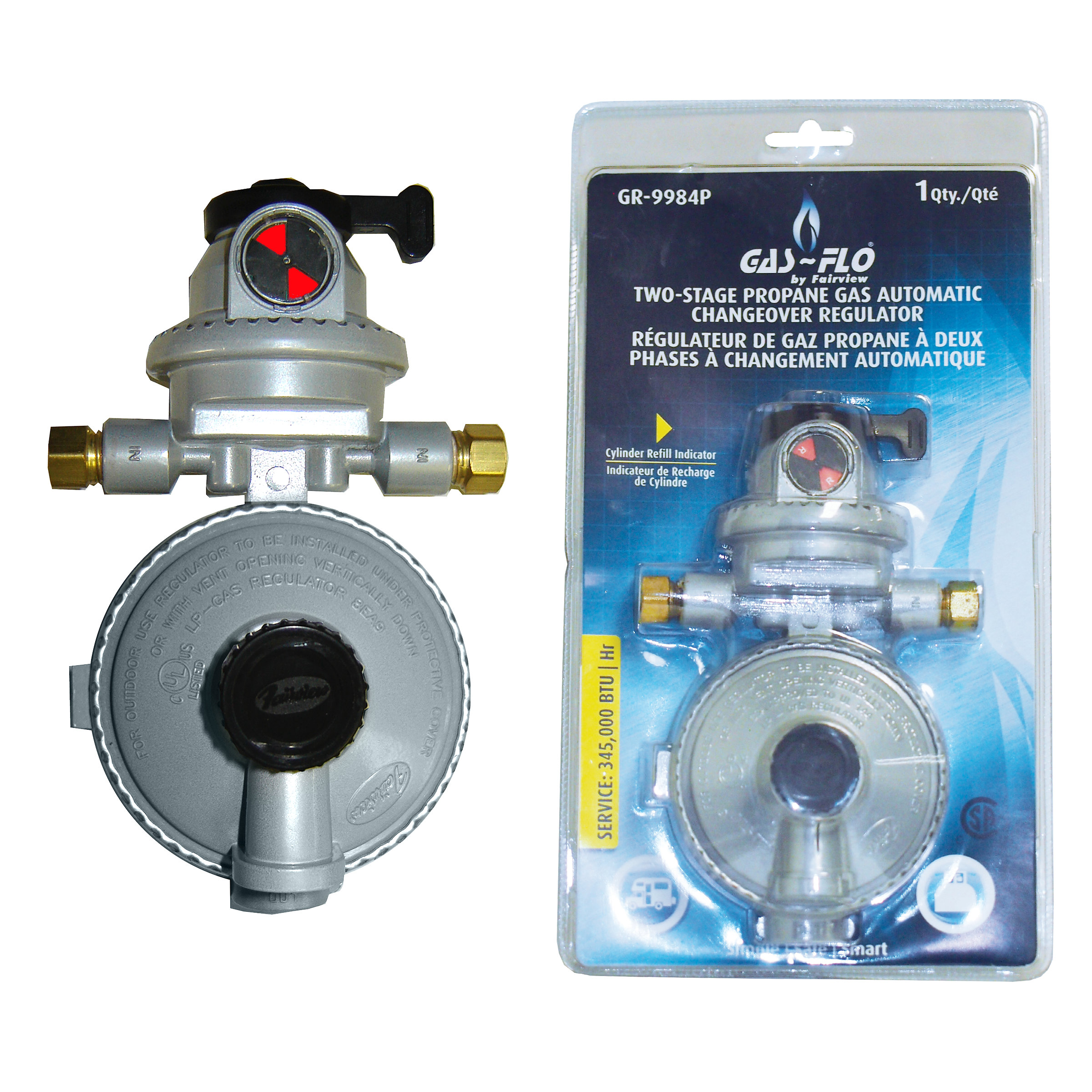 Fairview GR-9984 Regulator w/2 Z Brackets Item #: FVF-GR-9984-2Z | GarageAndFab.com