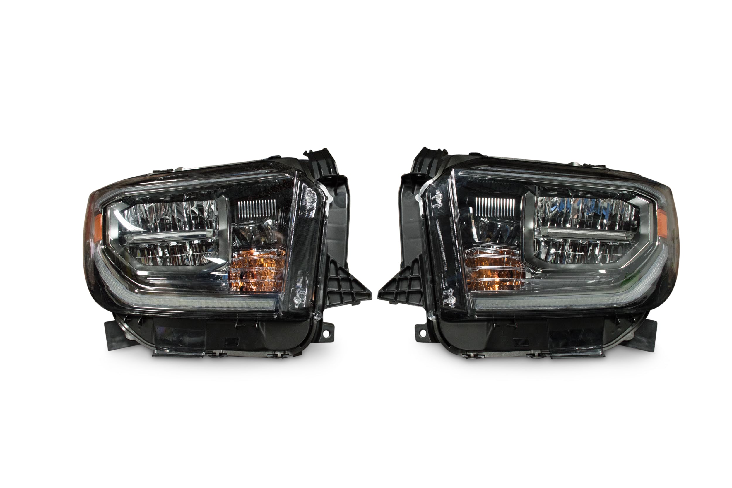 Toyota Tundra (18+): OEM LED Headlights (Black; Set) LF393BLK | GarageAndFab.com