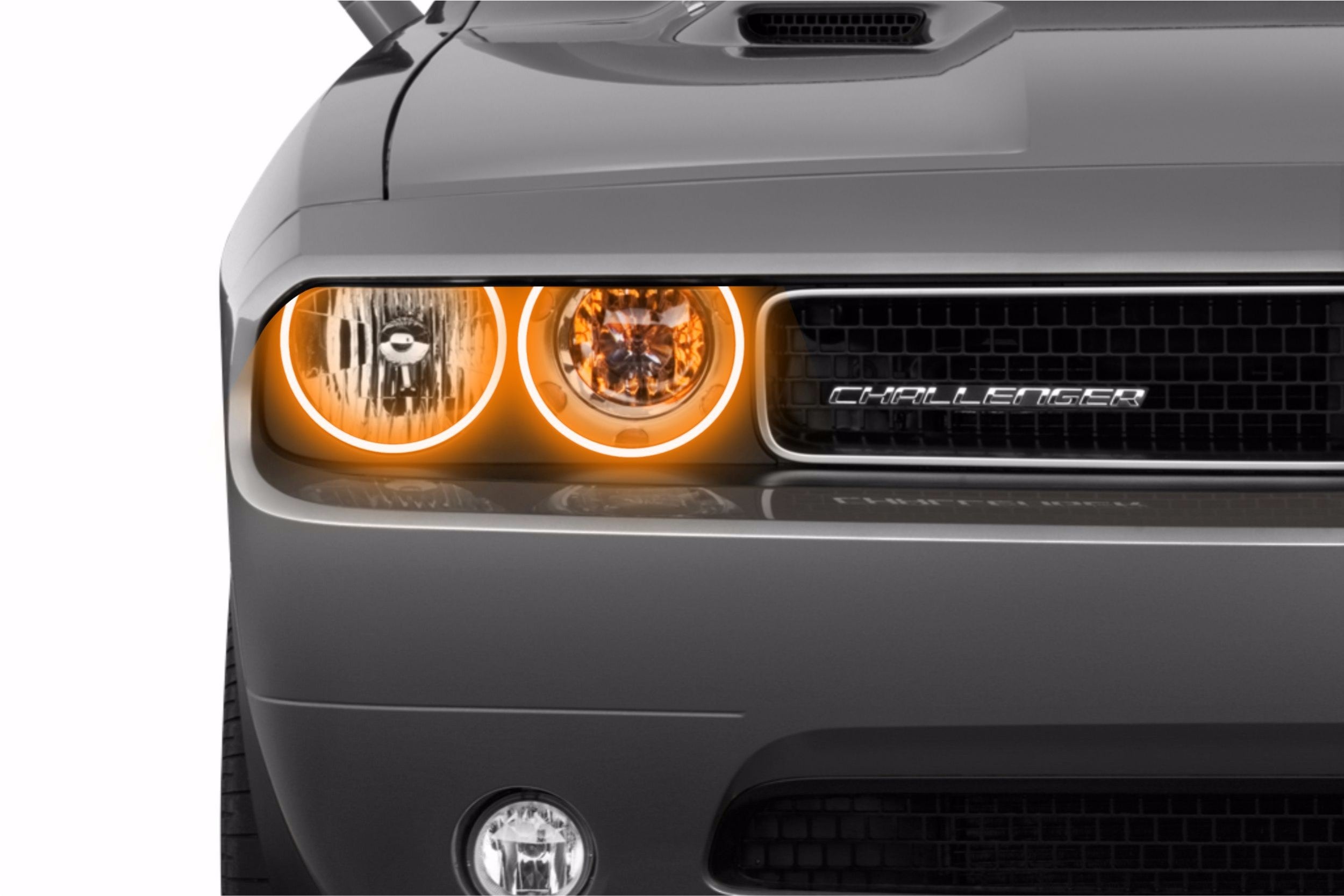 Dodge Challenger w/o OEM HID (08-14): Profile Prism Fitted Halos (Kit) EDC01081 | GarageAndFab.com