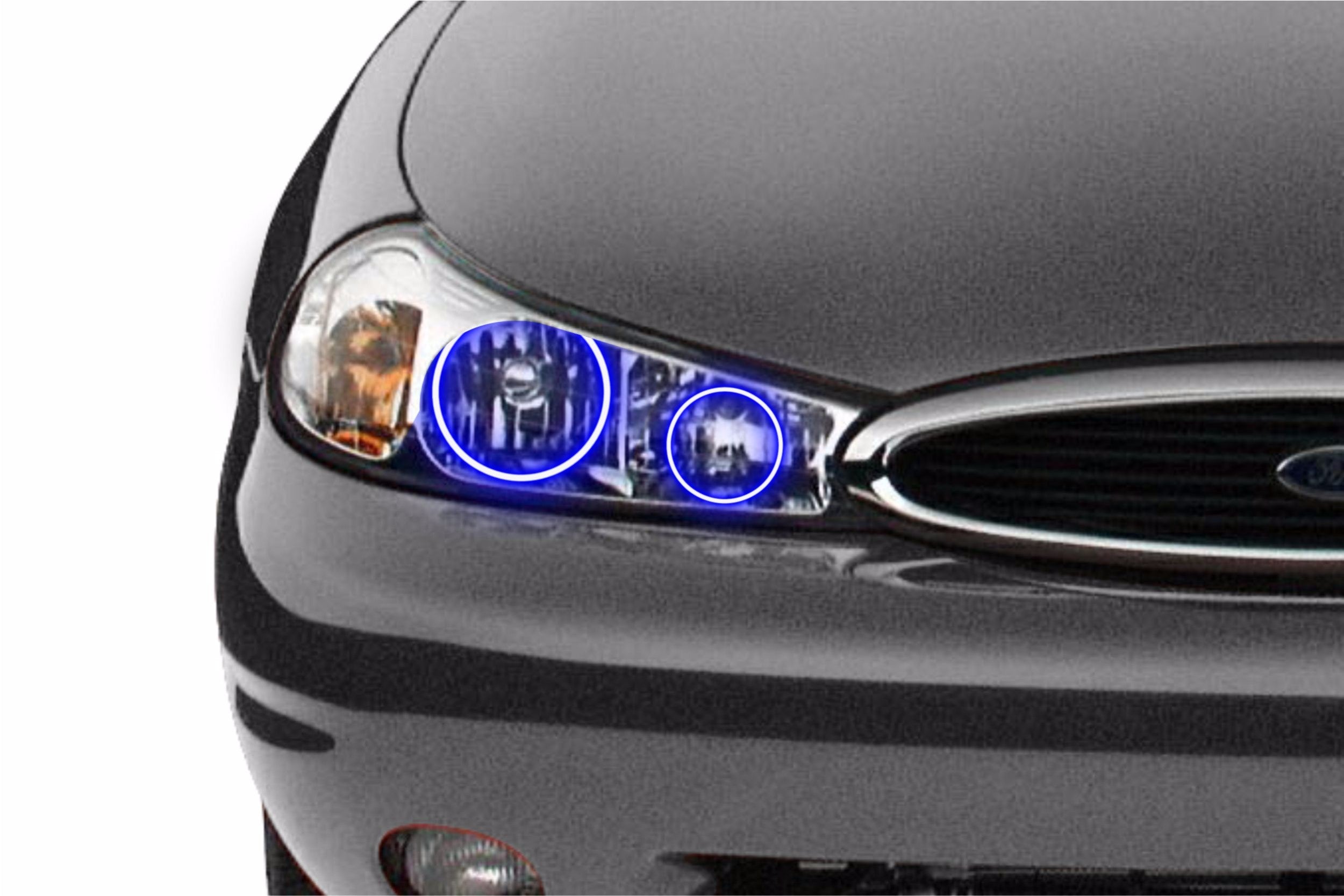 Ford Contour (98-00): Profile Prism Fitted Halos (Kit) EDC01099 | GarageAndFab.com