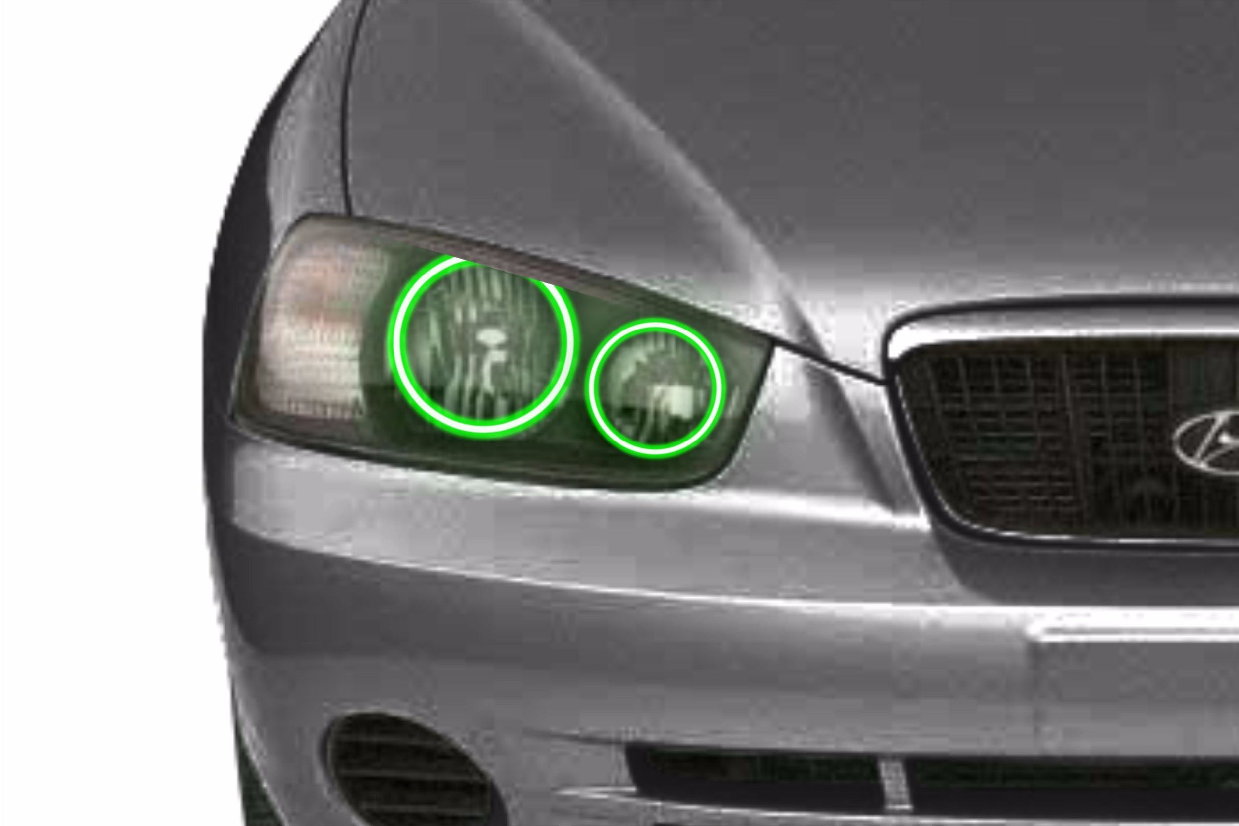 Hyundai Elantra (01-03): Profile Prism Fitted Halos (Kit) EDC01170 | GarageAndFab.com