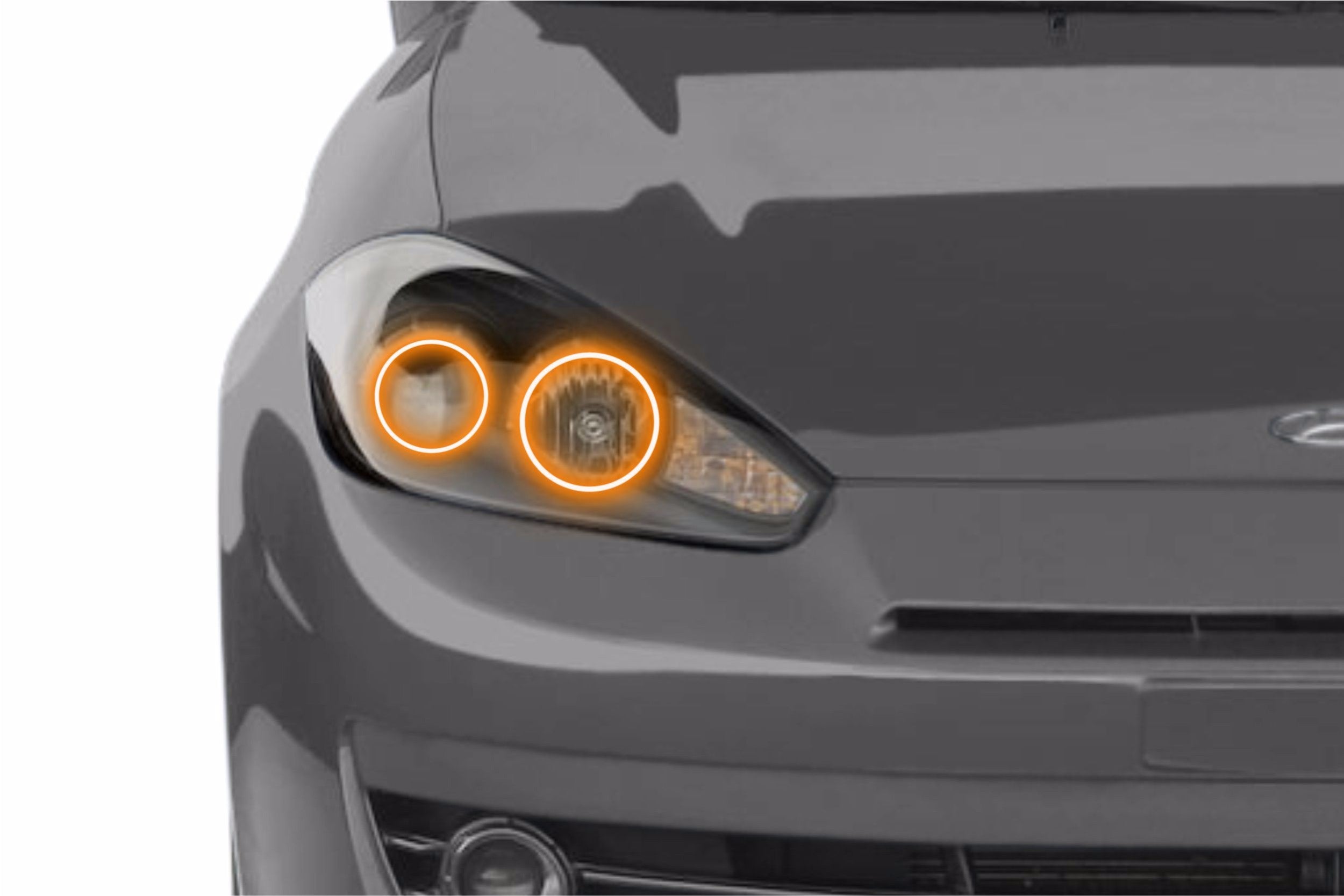 Hyundai Tiburon (07-08): Profile Prism Fitted Halos (Kit) EDC01173 | GarageAndFab.com