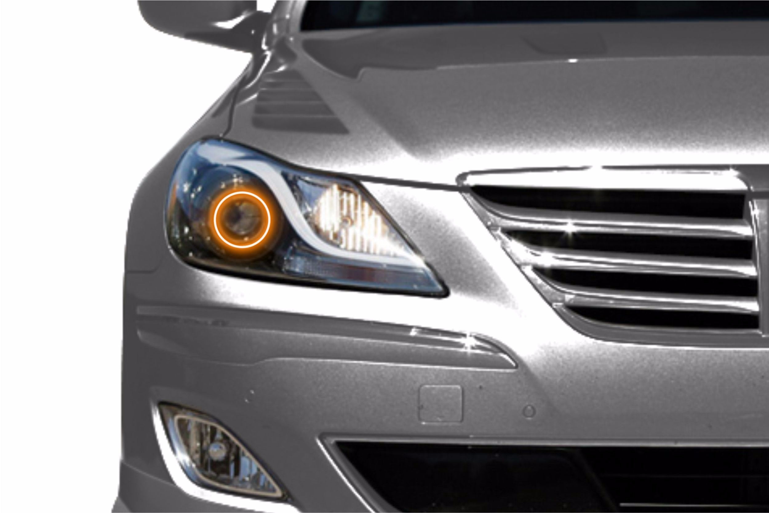Hyundai Genesis Sedan (09-11): Profile Prism Fitted Halos (Kit) EDC01174 | GarageAndFab.com
