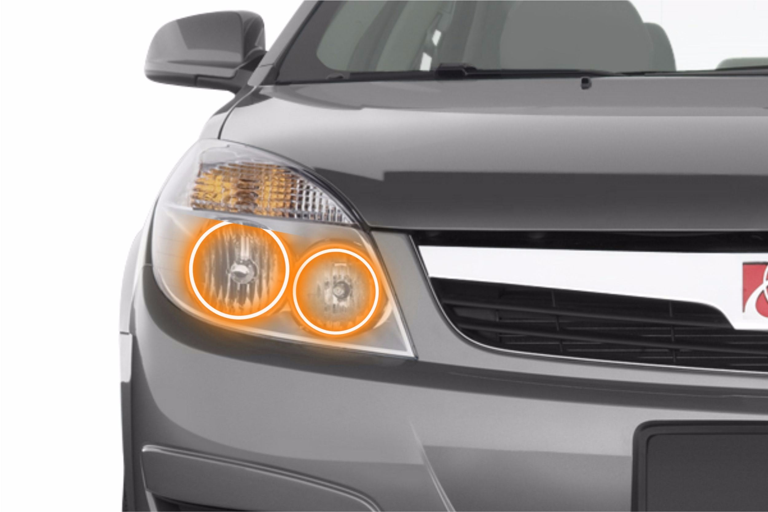 Saturn Aura (07-09): Profile Prism Fitted Halos (Kit) EDC01256 | GarageAndFab.com