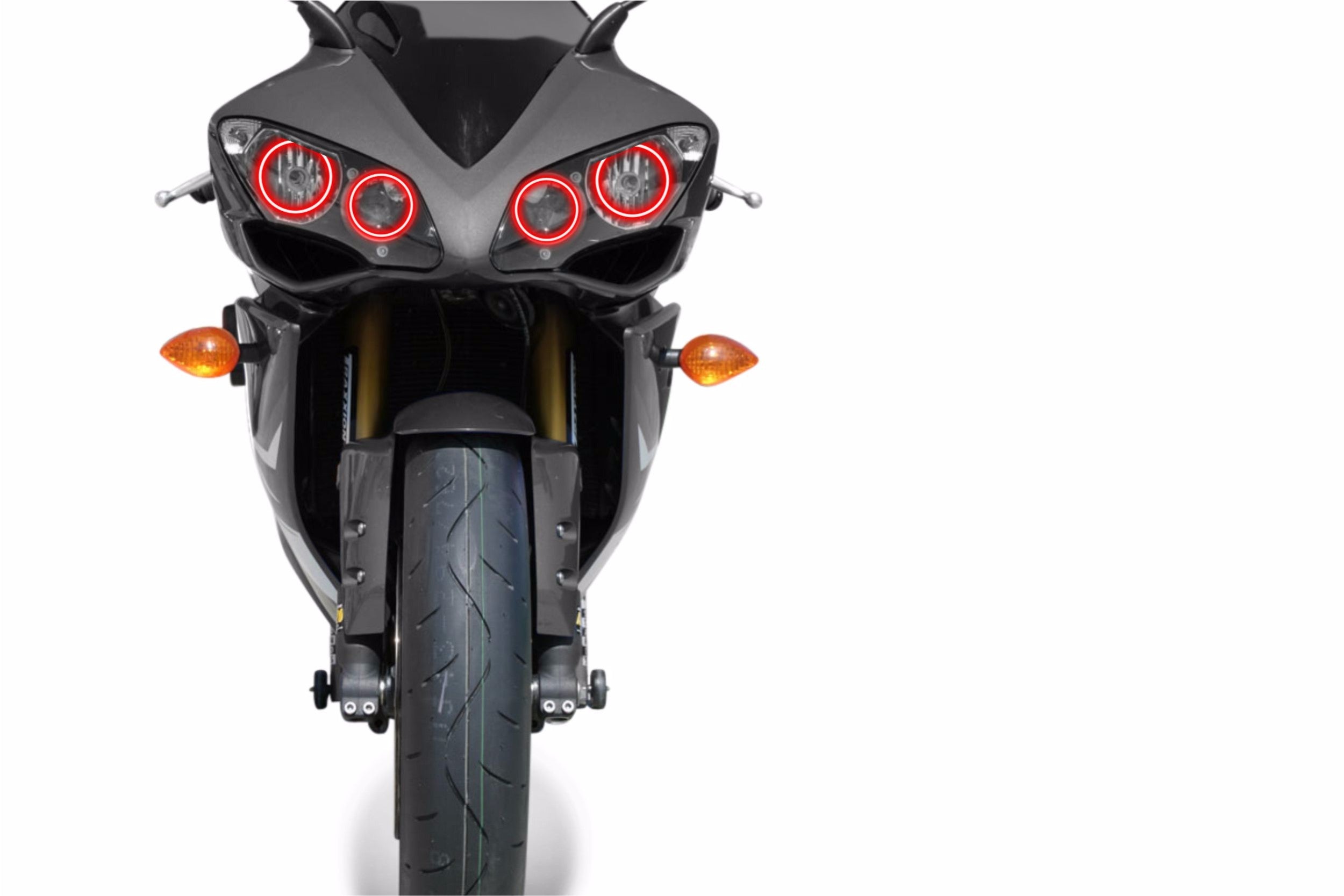 Yamaha YZF-R1 (07-08): Profile Prism Fitted Halos (Kit) EDC01310 | GarageAndFab.com
