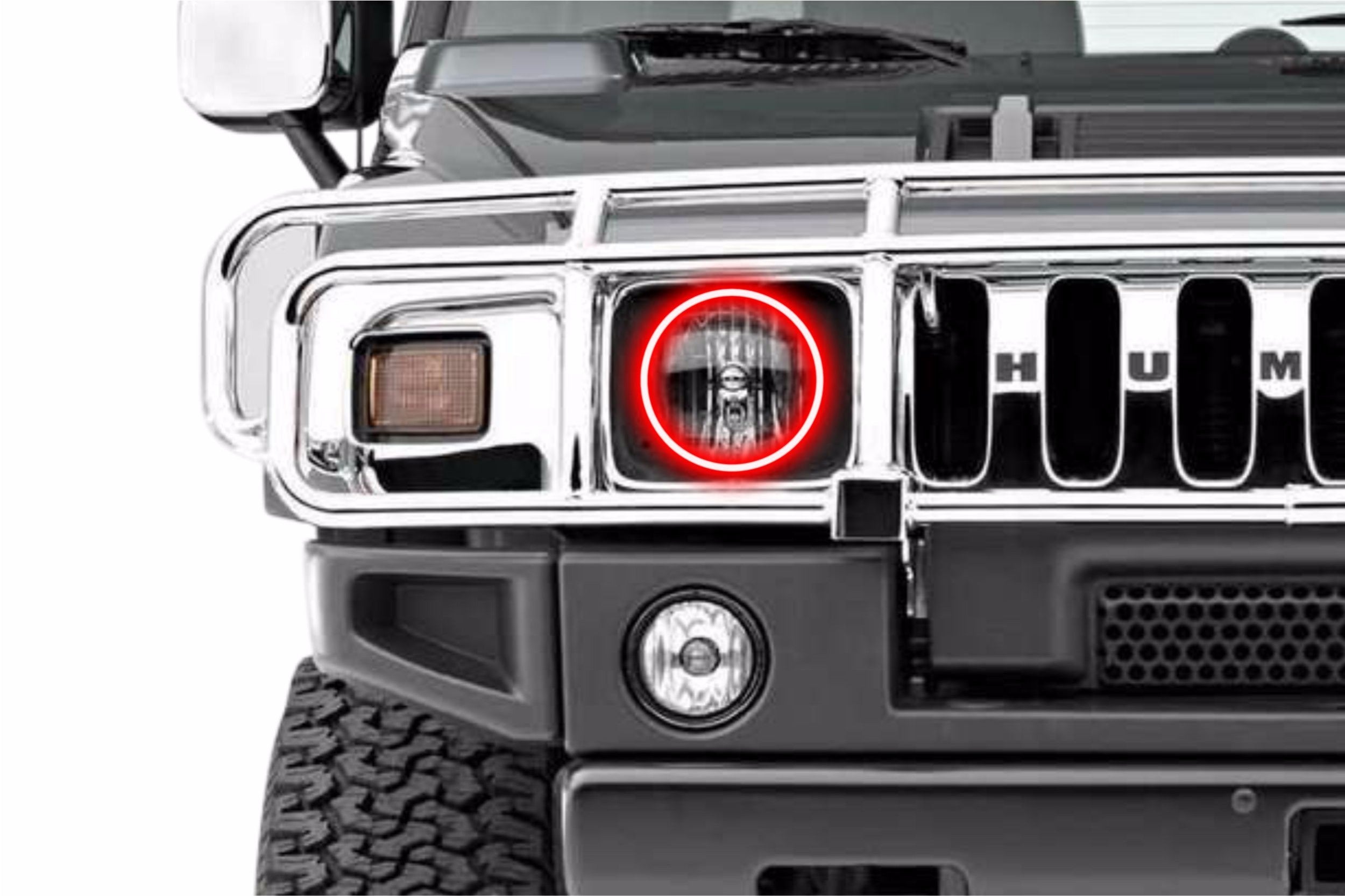 Hummer H2 (03-10): Profile Prism Fitted Halos (Kit) EDC01312 | GarageAndFab.com