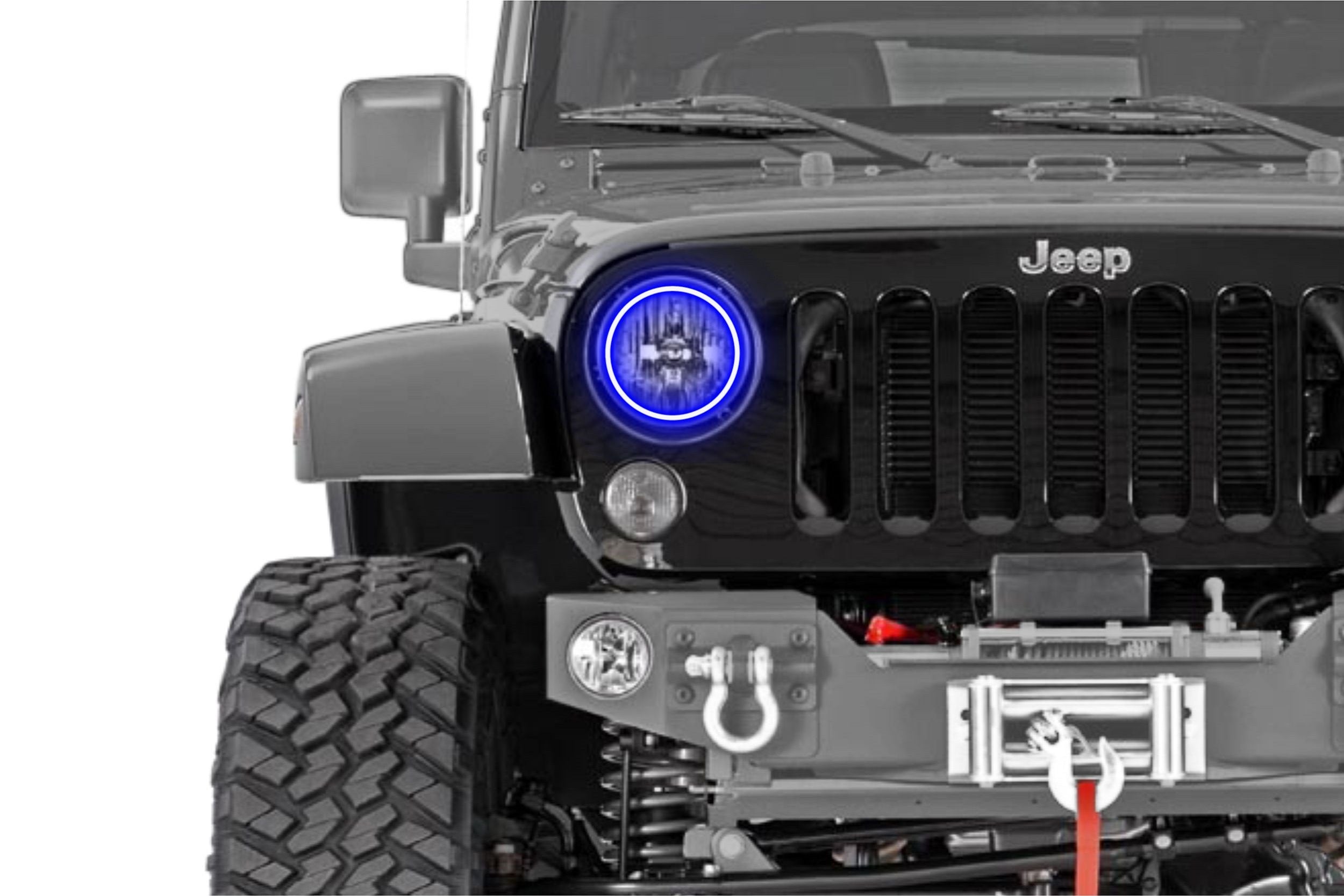 Jeep Wrangler (97-17): Profile Prism Fitted Halos (Kit) EDC01315 | GarageAndFab.com