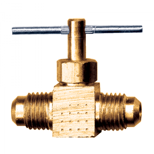 Fairview Needle Valve;3/8 Flare;Lead Free Brass Item #: FVF-LF-3042-6 | GarageAndFab.com