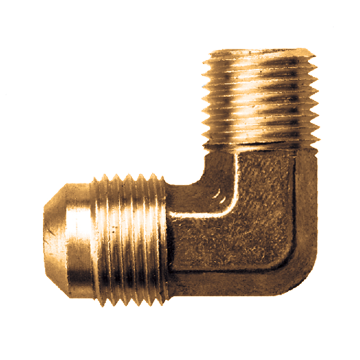 Fairview Brass Flare 90Elb;1/4MJICx1/8MPT Item #: FVF-3749-4A | GarageAndFab.com