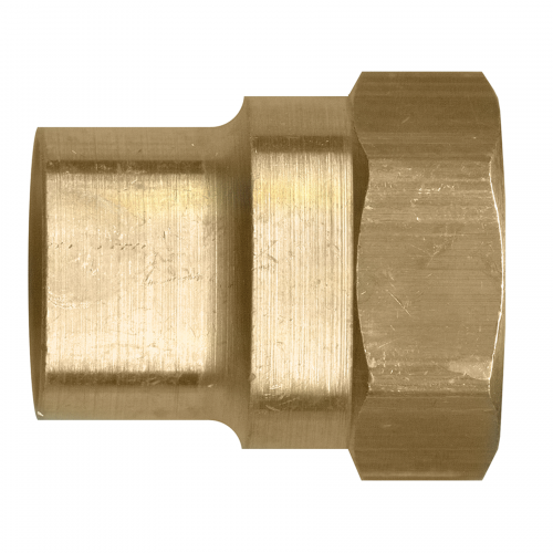 Fairview Brass Sweat Adptr;1/2K(5/8 OD)x1/4FPT Item #: FVF-46SW-10B | GarageAndFab.com