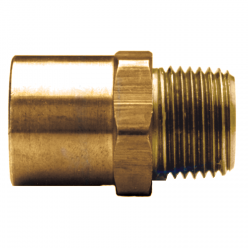 Fairview Brass Sweat Adptr;3/4K(7/8 OD)x3/4MPT Item #: FVF-48SW-14E | GarageAndFab.com