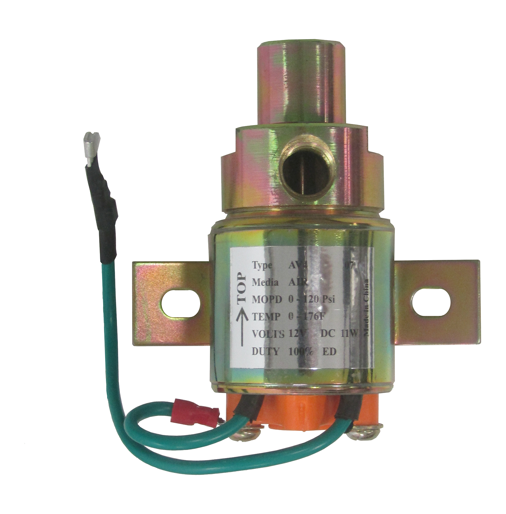 Fairview Solenoid;120PSI;12V;1/4FPT(2);NormClsd Item #: FVF-SV-120B12V | GarageAndFab.com