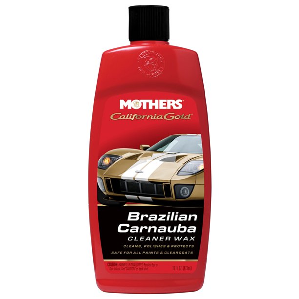 Mothers Polishes California Gold Brazilian Carnauba Cleaner Wax 16oz - 05701 | GarageAndFab.com