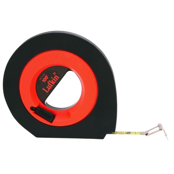 Lufkin Tape,Long Speedwinder 3/8"X100' - LUF-HYT100 | GarageAndFab.com