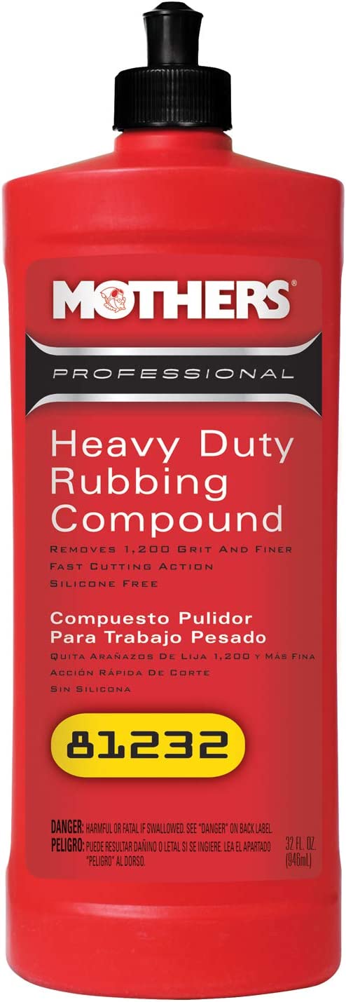 Mothers Polishes Professional Heavy Duty Rubbing Compound 32 oz - 81232 | GarageAndFab.com