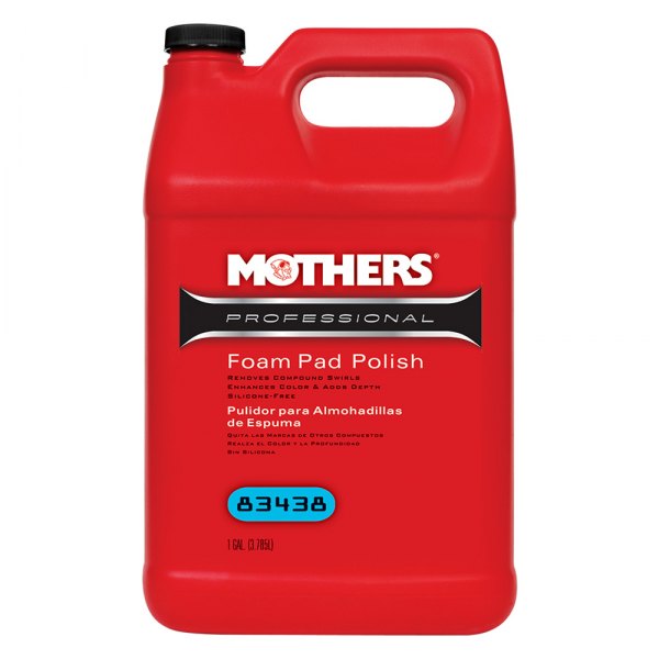Mothers Polishes Professional Foam Pad Polish 1 gal (CS 4) - 83438 | GarageAndFab.com