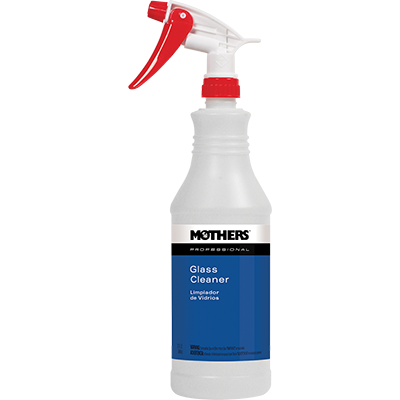 Mothers Polishes Professional Glass Cleaner Sprayer/Bottle 32oz (CS 12) - 87632 | GarageAndFab.com