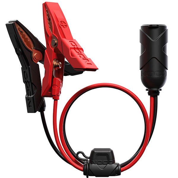 NOCO 12 VOLT PLUG WITH BATTERY CLAMPS (GC017) | GarageAndFab.com
