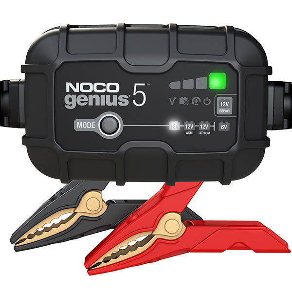 NOCO GENIUS 5 BATTERY CHARGER & MAINTAINER (GENIUS5) | GarageAndFab.com