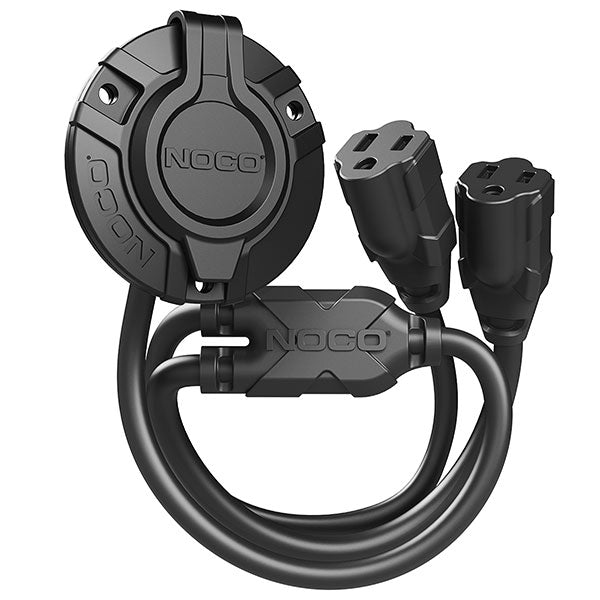 NOCO GCP2 AC PORT PLUG & DUAL 18" EXTENSION CORD (GCP2) | GarageAndFab.com