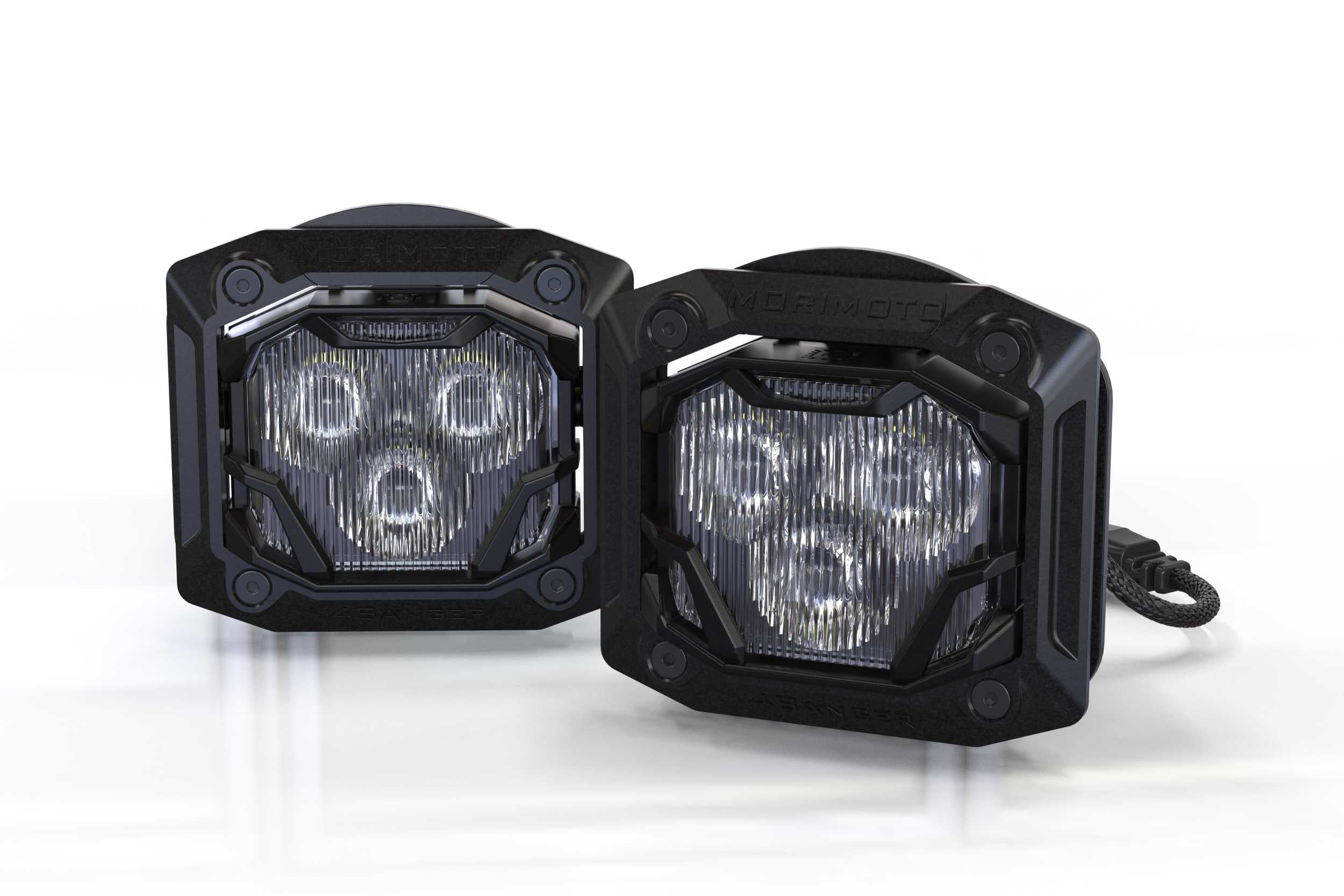 Morimoto 4Banger Flush-Mount Kit: (NCS White Combo Beam) 4B-FLUSH-1002 | GarageAndFab.com