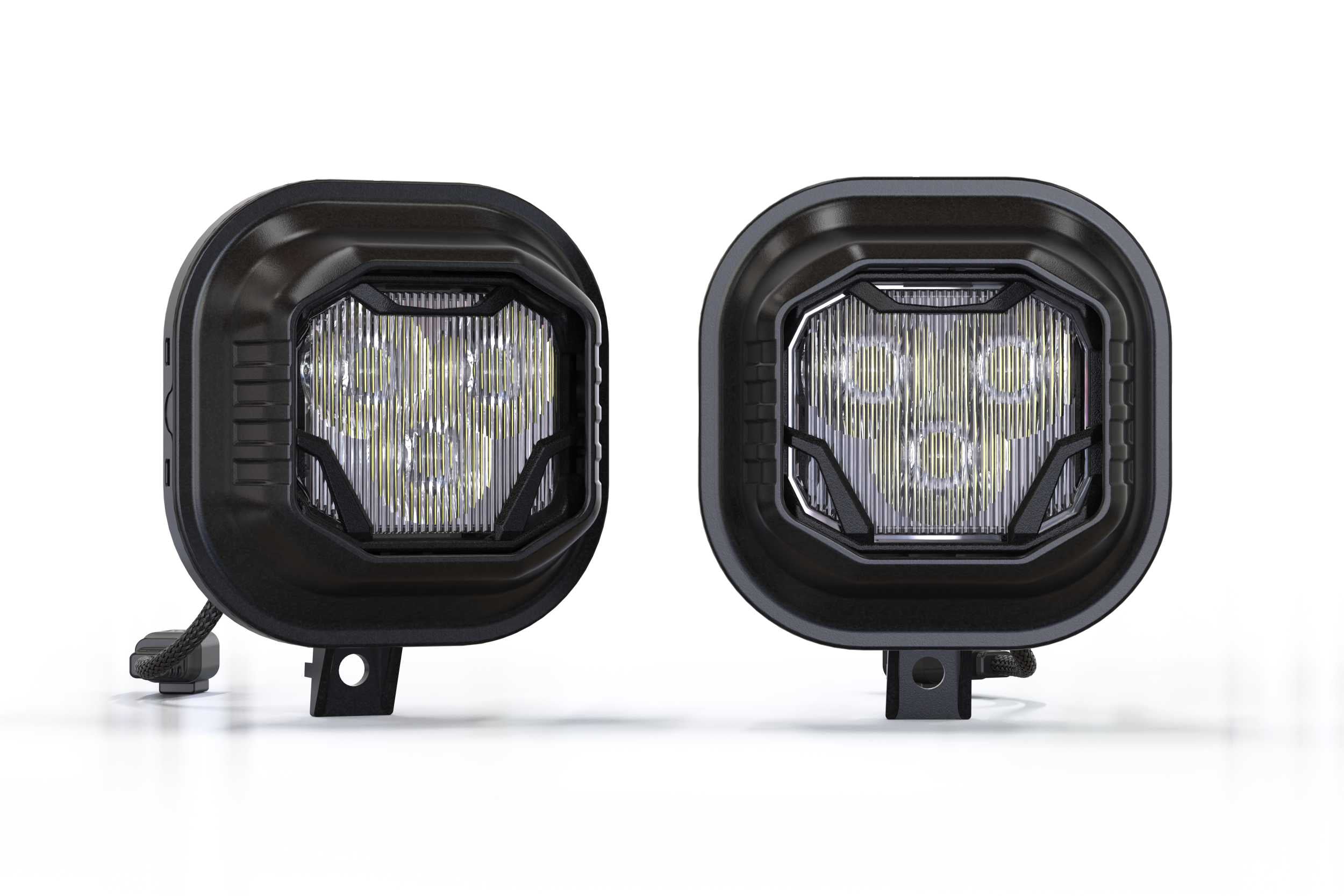 Morimoto 4Banger Fog Light Kit: 99-16 Super Duty (HXB White SAE Wide Beam) 4B-FOG-SD-1010 | GarageAndFab.com