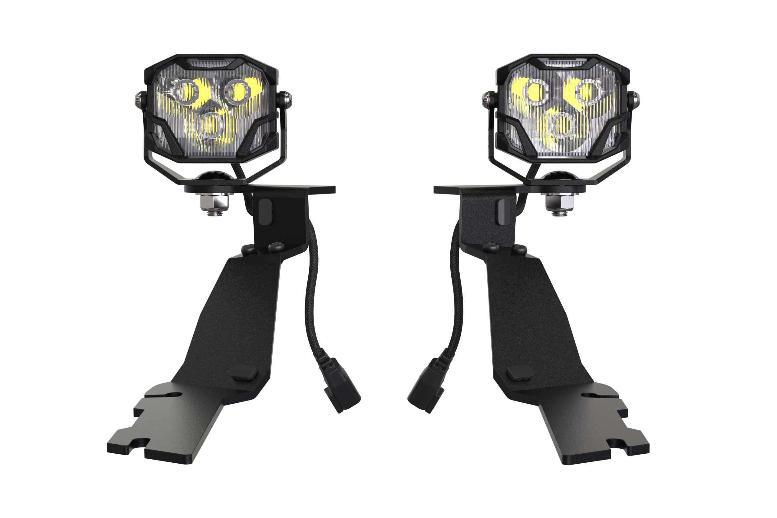 Morimoto 4Banger Ditch Light Kit: 19+ Ram HD (NCS Yellow Combo Beam) 4B-PLR-KIT-1123 | GarageAndFab.com