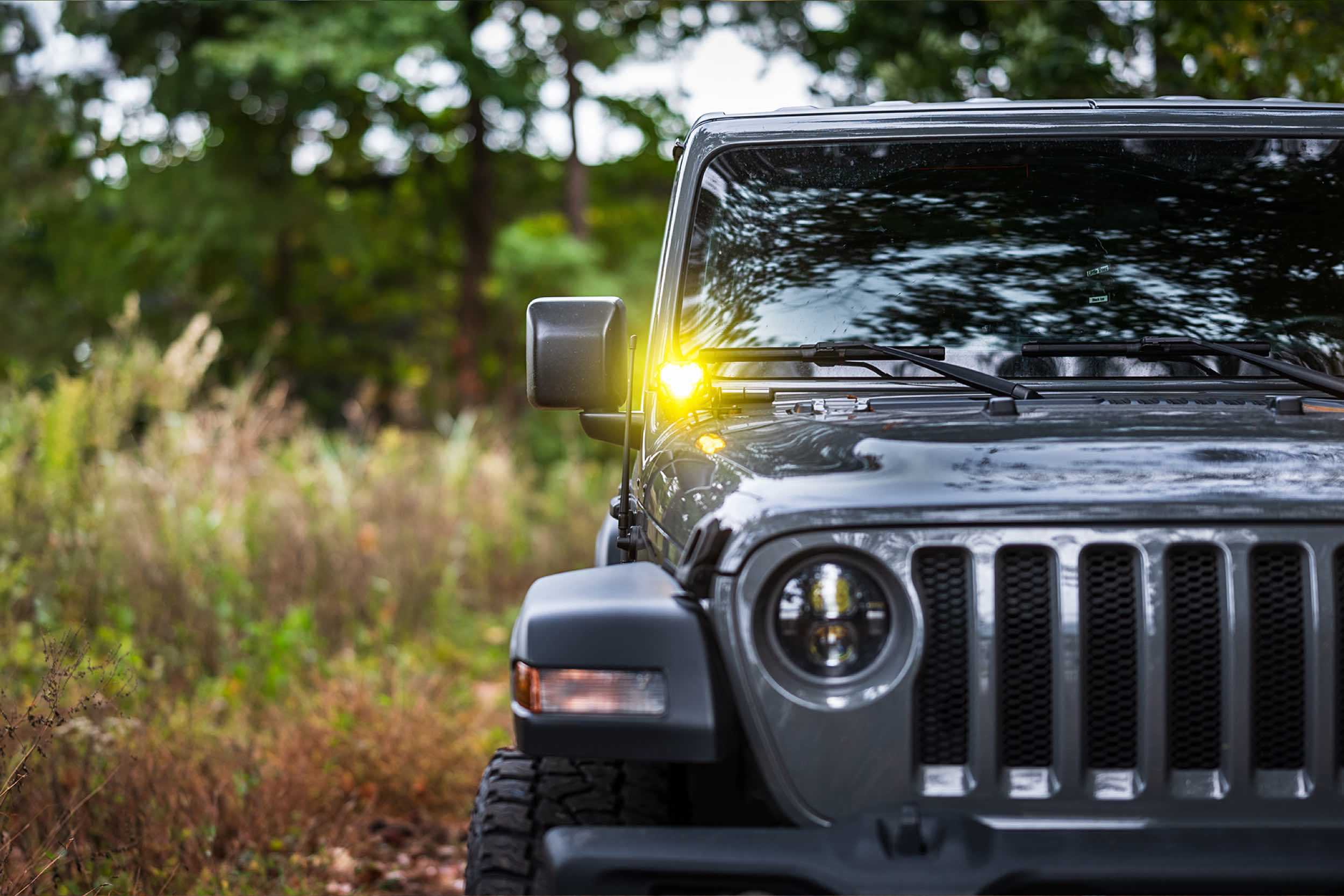 Morimoto 4Banger Ditch Light Kit: Gladiator JT (NCS White Spot Beam) 4B-PLR-KIT-1156 | GarageAndFab.com