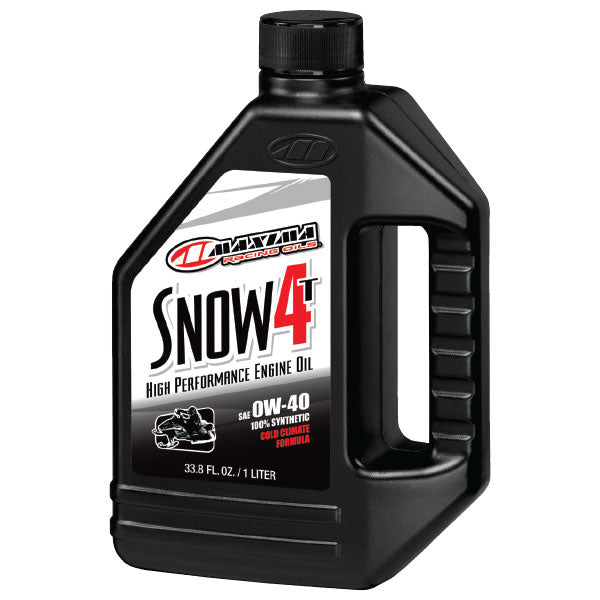 Maxima Racing Oils Snow 4T Full Synthetic Ester 0W40 12Pk (30-31901) | GarageAndFab.com