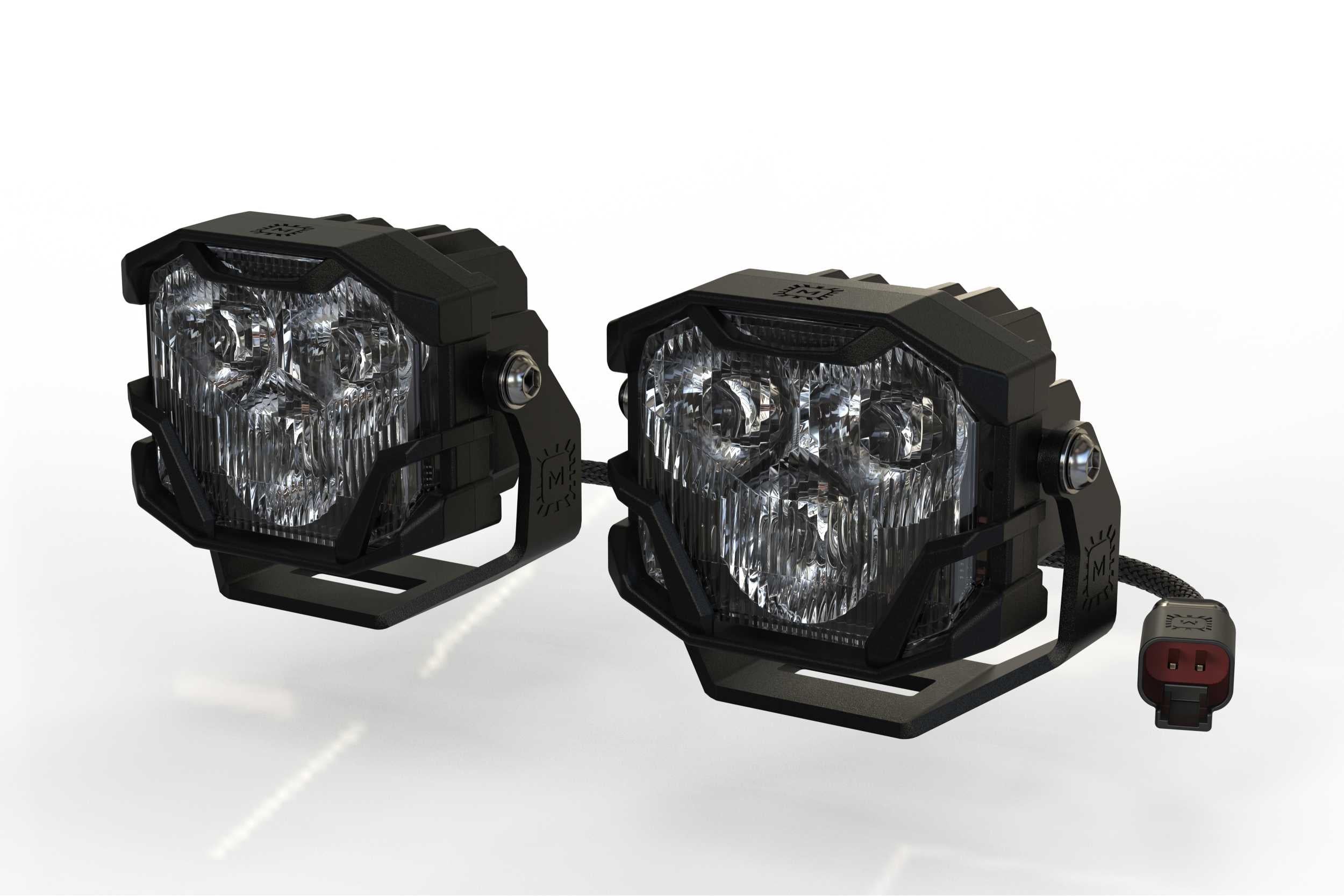 Morimoto 4Banger Surface-Mount Kit: (NCS White Combo Beam) 4B-SURF-1002 | GarageAndFab.com