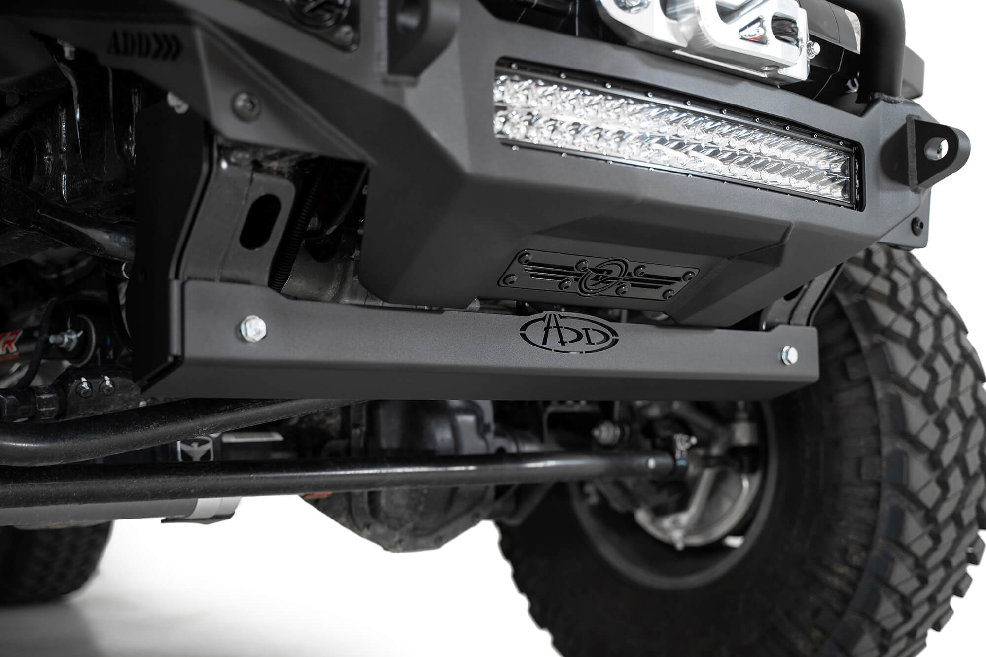 ADD Offroad 2018-2022 Jeep Jl/ Jt Sway Bar Skid Plate Ac96100801Na | GarageAndFab.com