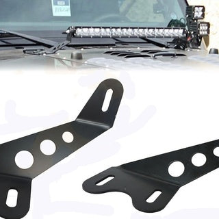 Vivid BR5 Light Bar Brackets Jeep JK 20 Inch Light Bar Mount | GarageAndFab.com