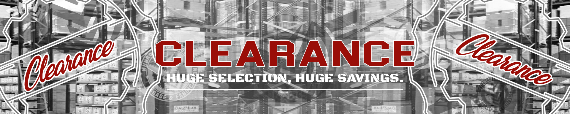 Clearance Products | GarageAndFab.com | Munro Industries gf-10010300c