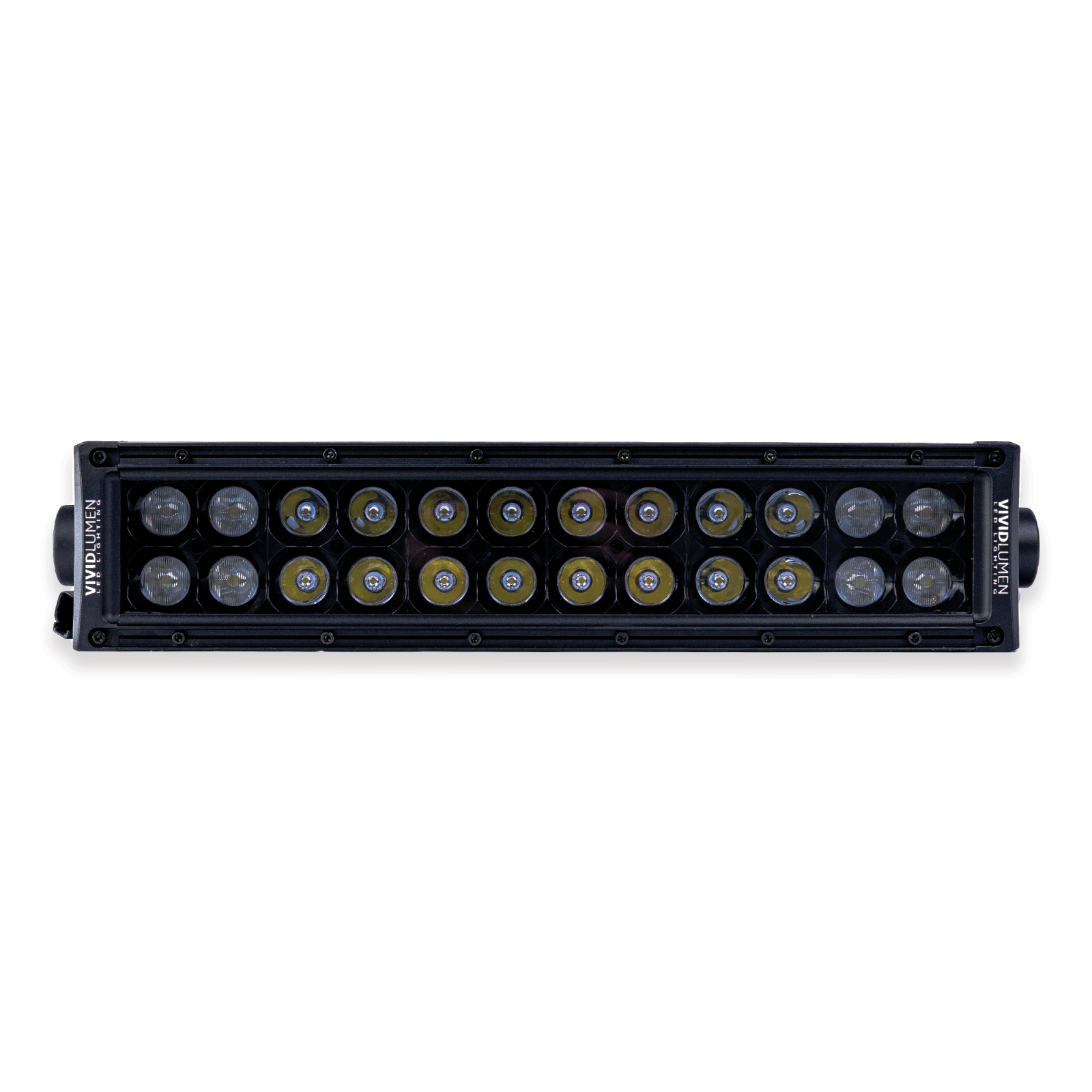 Vivid DRS-72 Midnight Series 12 Inch Dual Row Projector Light Bar Combo Beam | GarageAndFab.com