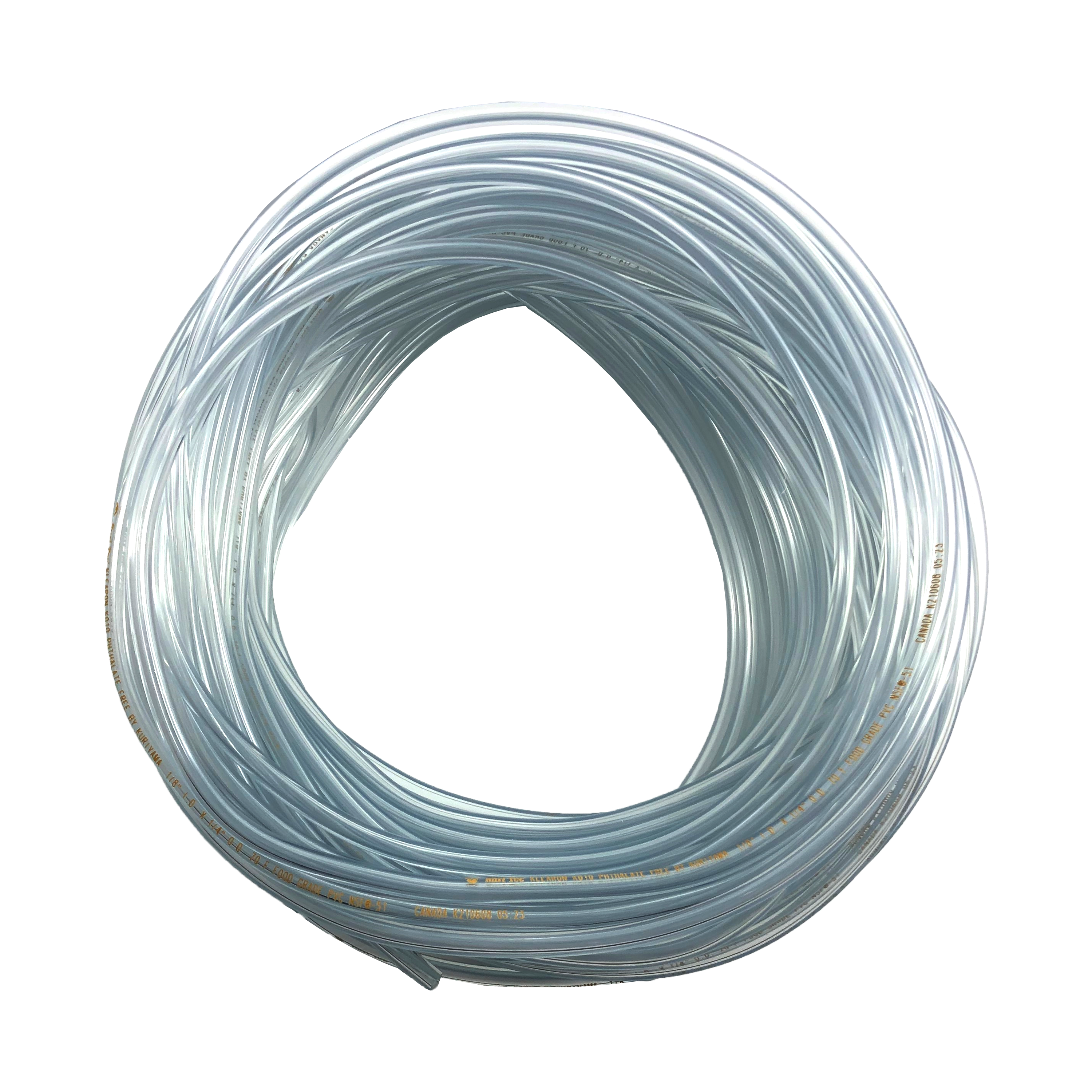 Fairview 1/4 ODx1/8 ID Clear PVC Tube;100ft Item #: FVF-JFT-42-100 | GarageAndFab.com